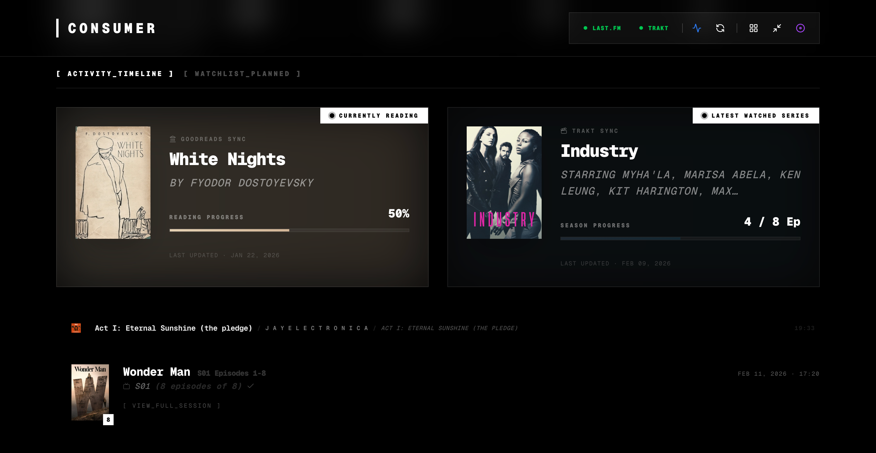 AI-Driven Habit Timeline